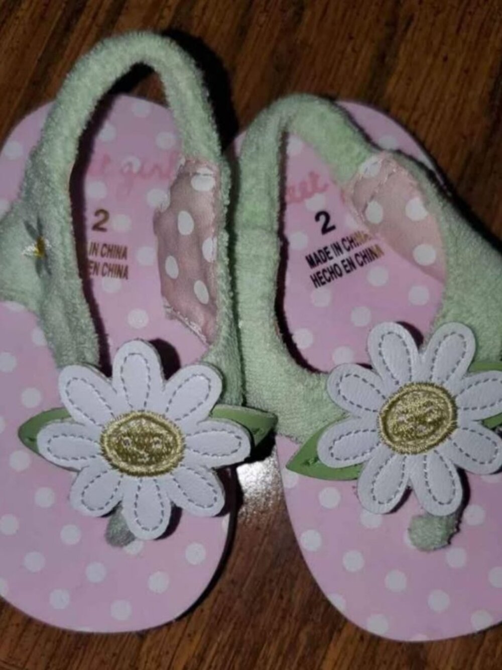 Infant girls sandals size 2 shoes